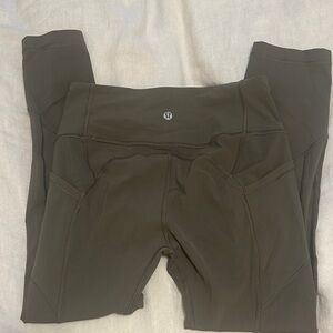 Lululemon All The Right Places Crop - Light Sage Green